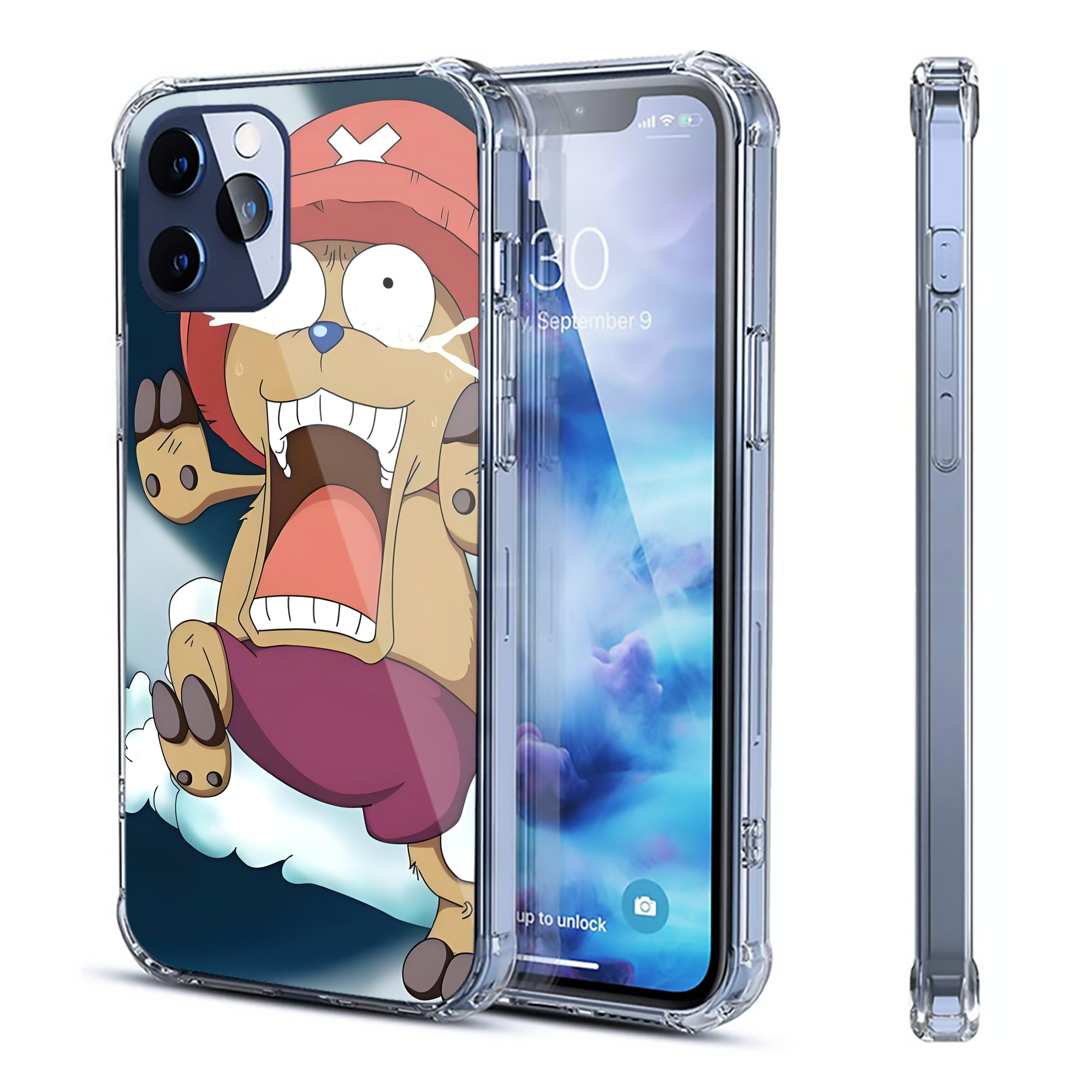 ワンピース ONE PIECE 【iPhone 12シリーズ対応】透明スマホケース（クリアソフトケース）